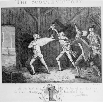 انتصار سكوتش ، 1768 بواسطة مدرسة اللغة الإنجليزية