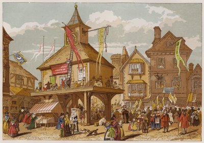 The Shakspere Jubilee at Stratford-upon-Avon (لون ليثو) بواسطة مدرسة اللغة الإنجليزية