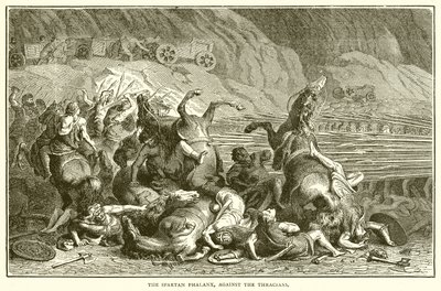 Spartan Phalanx ، ضد التراقيين بواسطة مدرسة اللغة الإنجليزية
