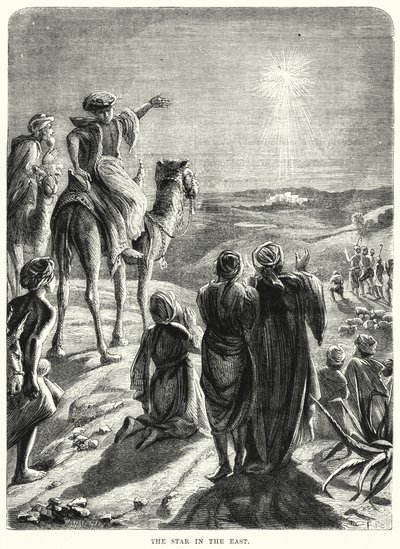 النجم في الشرق (نقش) بواسطة مدرسة اللغة الإنجليزية