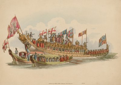 The Stationers Barge ، نهر التايمز ، لندن بواسطة مدرسة اللغة الإنجليزية