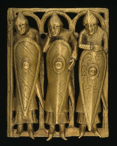 معبد بيكس، c.1140-50 (سبيكة النحاس المذهبة) بواسطة مدرسة اللغة الإنجليزية