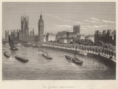 The Thames Embankment ، لندن بواسطة مدرسة اللغة الإنجليزية