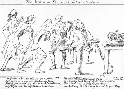 المعاهدة أو إدارة Shabears ، 1757 بواسطة مدرسة اللغة الإنجليزية