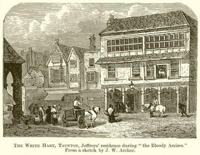 The White Hart ، Taunton ، Jeffreys Residence خلال the Bloody Assities بواسطة مدرسة اللغة الإنجليزية