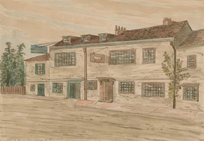 البيت العام White Horse Inn في تشيلسي (مرحاض على ورق) بواسطة مدرسة اللغة الإنجليزية