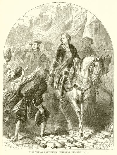 دخول الشاب الزائر دندي ، 1715 بواسطة مدرسة اللغة الإنجليزية