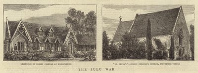 The Zulu War (engraving) بواسطة مدرسة اللغة الإنجليزية