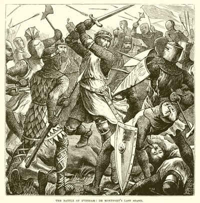 معركة Evesham: De Montforts الموقف الأخير بواسطة English School