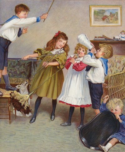 حفل الأطفال (ليثو ملون) بواسطة مدرسة اللغة الإنجليزية