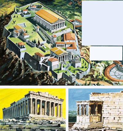 مدينة أثينا في اليونان القديمة بواسطة مدرسة اللغة الإنجليزية