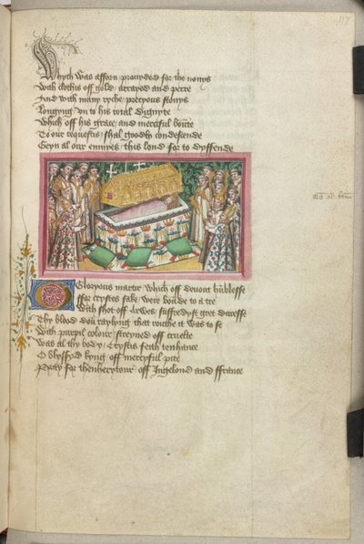 قبر إدموند في Bury St Edmund