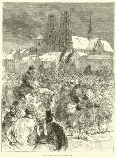 إخلاء أورليانز ، ديسمبر 1870 بواسطة مدرسة اللغة الإنجليزية