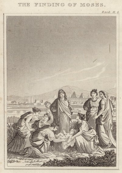 العثور على موسى بواسطة مدرسة اللغة الإنجليزية