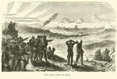 النظرة الأولى لباريس ، سبتمبر 1870 بواسطة مدرسة اللغة الإنجليزية