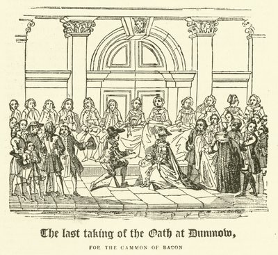 آخر أداء للقسم في Dunmow ، من أجل Gammon of Bacon (نقش) بواسطة مدرسة اللغة الإنجليزية