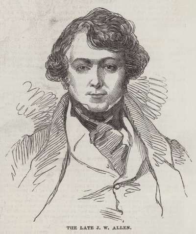 الراحل JW Allen (نقش) بواسطة مدرسة اللغة الإنجليزية