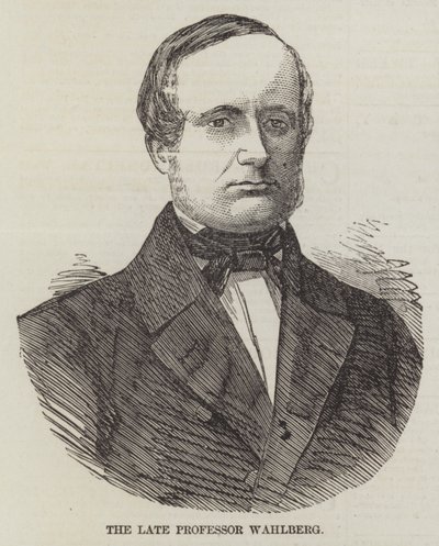 The late Professor Wahlberg (engraving) بواسطة مدرسة اللغة الإنجليزية