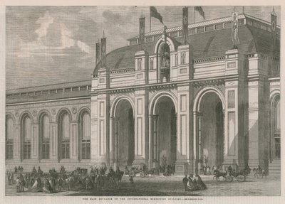 المدخل الرئيسي للمعرض الدولي عام 1862 بواسطة مدرسة اللغة الإنجليزية