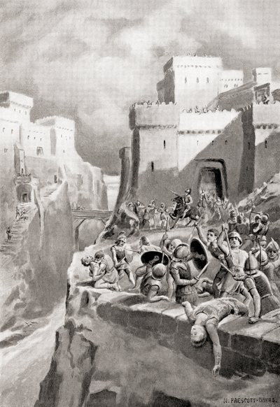 ثورة ميغارا ضد أثينا ، من Hutchinson History of the Nations ، حانة 1915 بواسطة مدرسة اللغة الإنجليزية
