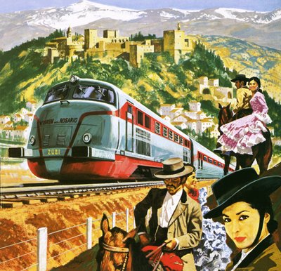 القطارات في إسبانيا بواسطة مدرسة اللغة الإنجليزية