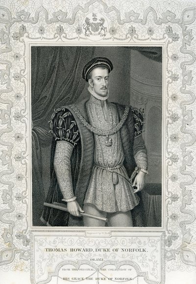 توماس هوارد ، دوق نورفولك الرابع (1536-1572) بواسطة مدرسة اللغة الإنجليزية