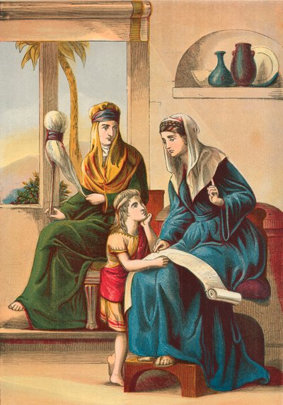 تيموثي ووالدته بواسطة مدرسة اللغة الإنجليزية