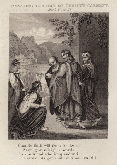 Touching the hem of Christ