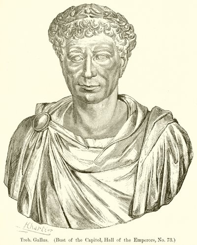 تريب. جالوس. (تمثال نصفي للبيت ، قاعة الأباطرة ، رقم 73) بواسطة مدرسة اللغة الإنجليزية