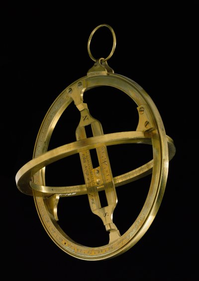 مزولة حلقة عالمية متوازنة ، c.1800 (نحاس) بواسطة English School