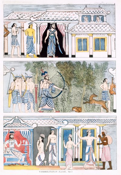 Usseeratanam Rajah ، الجزء الأول ، من تاريخ وعقيدة البوذية بقلم إدوارد أبهام ، 1829 (انظر أيضًا 414248) بواسطة مدرسة اللغة الإنجليزية