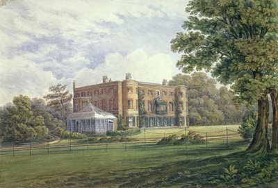 Valentines House ، Ilford ، Essex ، c.1835 (مرحاض على ورق) بواسطة مدرسة اللغة الإنجليزية