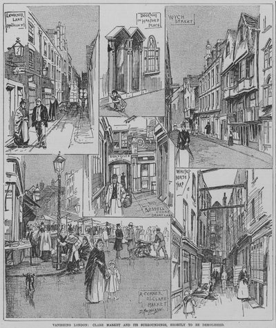 Vanishing London: Clare Market and its surrounding streets shortly before demolition بواسطة مدرسة اللغة الإنجليزية