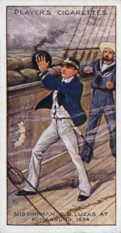 فيكتوريا كروس: Midshipman (بعد ذلك الأدميرال الخلفي) C D Lucas ، RN ، في Bomarsund بواسطة مدرسة اللغة الإنجليزية