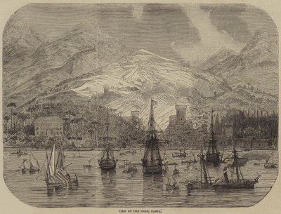View of the Mole, Gaeta (engraving) بواسطة مدرسة اللغة الإنجليزية