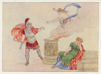 أينييد فيرجيل: إينيس وهيلين (لون ليثو) بواسطة مدرسة اللغة الإنجليزية