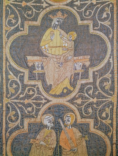 العذراء والطفل ، التفاصيل من كلير شاسوبل ، c.1272-94 بواسطة مدرسة اللغة الإنجليزية