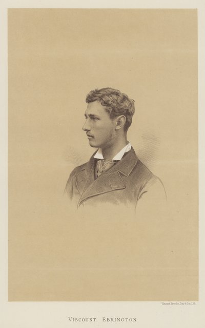 Viscount Ebrington (litho) بواسطة مدرسة اللغة الإنجليزية