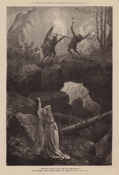 أوبرا فاغنر "دير رينج دي نيبلونجن" (نقش) بواسطة مدرسة اللغة الإنجليزية