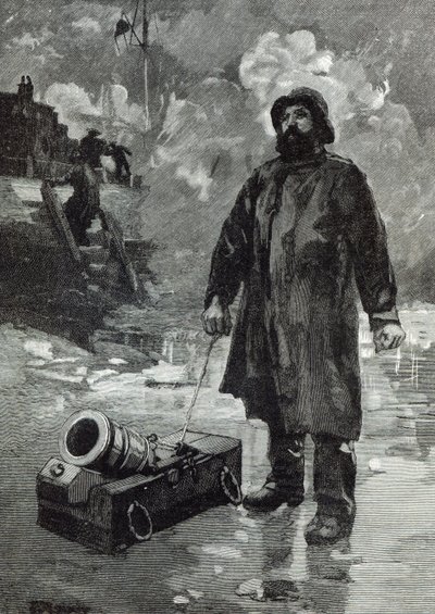 انتظار الإشارة من "وقت الفراغ" ، 1888 بواسطة مدرسة اللغة الإنجليزية