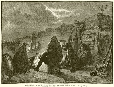 واشنطن في Valley Forge: By the Camp Fire بواسطة مدرسة اللغة الإنجليزية