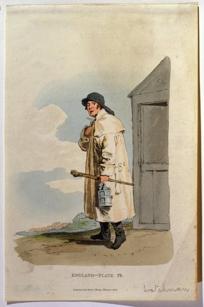 حارس ، 1813 (أكواتينت) بواسطة مدرسة اللغة الإنجليزية