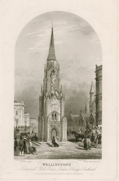 Wellingtons Testimonial Clock Tower ، جسر لندن ، ساوثوارك بواسطة مدرسة اللغة الإنجليزية