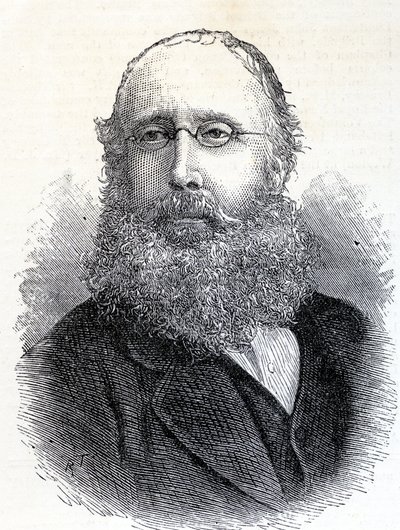 ويليام بروملي-دافنبورت (1821-1884) من أخبار لندن المصورة 28 يونيو 1884 بواسطة مدرسة اللغة الإنجليزية