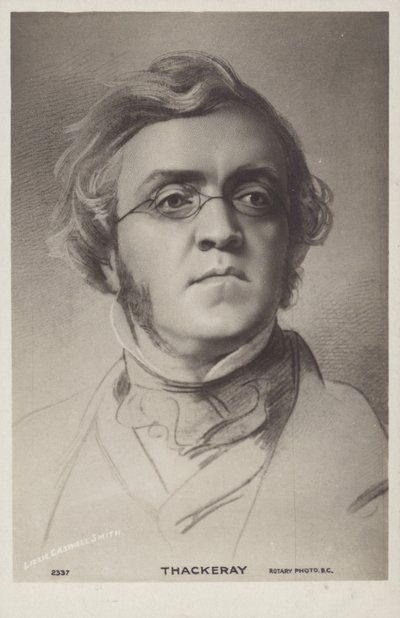 ويليام ماكيبيس ثاكيراي (1811-1863)، روائي إنجليزي (حرفي) بواسطة مدرسة اللغة الإنجليزية