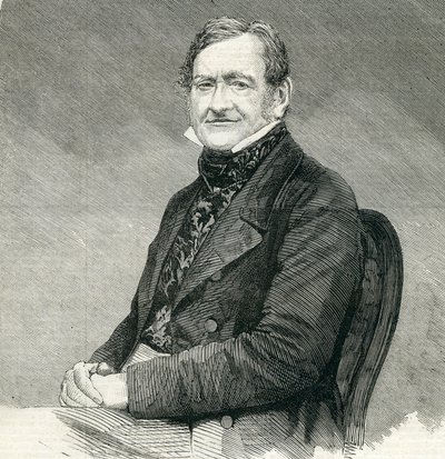 وليام مولريدي (1786-1863) من أخبار لندن المصورة 25 يوليو 1883 بواسطة مدرسة اللغة الإنجليزية