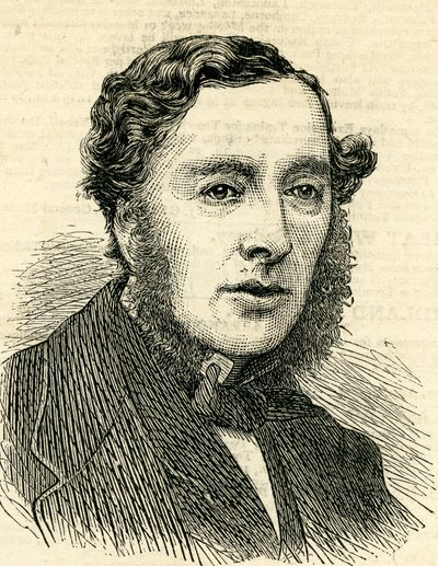 ويليام ريتشارد أنيسلي ، إيرل أنسلي الرابع (1830-1874) رسم توضيحي من الرسوم البيانية في 22 أغسطس 1874 بواسطة English School