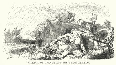 William of Orange and his dying nephew (engraving) بواسطة مدرسة اللغة الإنجليزية