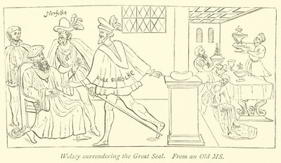 Wolsey يستسلم الختم العظيم بواسطة مدرسة اللغة الإنجليزية