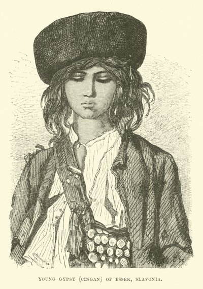 الغجر الشباب ، Cingan من Essek ، سلافونيا بواسطة مدرسة اللغة الإنجليزية